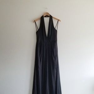 Elegant Black Prom formal dress